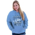 thumbnail image 4 of Washington Cute State Flower Souvenir Hoodie Sweatshirt Women Brisco Brands S, 4 of 6