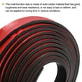 thumbnail image 5 of Uxcell 0.6"W x 1/8"T x 10'L Adhesive Rubber Strips Solid Neoprene Rubber Strips Sheet, 5 of 6