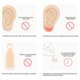 thumbnail image 2 of Línea de limpieza de orificios para los oídos limpiador de orificios para aretes 70 piezas para mujeres ANGGREK Otros, 2 of 8