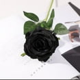 thumbnail image 2 of 12PCS Artificial Silk Flowers Realistic Roses Bouquet Long Stem for Home Wedding Decoration Party (Yellow), 2 of 5