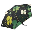 thumbnail image 3 of ALAZA Clover Leaf UPF 50+ Compact Folding Umbrella for Rain Travel Umbrella Packable, 3 of 8
