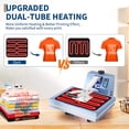 thumbnail image 4 of Fast Heating Clamshell Heat Press Machine – 16x24 Inch, Digital Display, Adjustable Pressure, Industrial Sublimation Printer, 110V US Plug – 1624 Fixed Single Display Heat Press Machine 4060 Haze Blue, 4 of 8