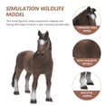 thumbnail image 4 of Miangastore Modèle de Cheval Expansion Pensant Marron PVC 1Pcs, 4 of 8