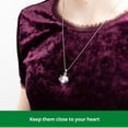 thumbnail image 5 of Perfect Memorials Hold My Heart Amethyst Cremation Jewelry, 5 of 6