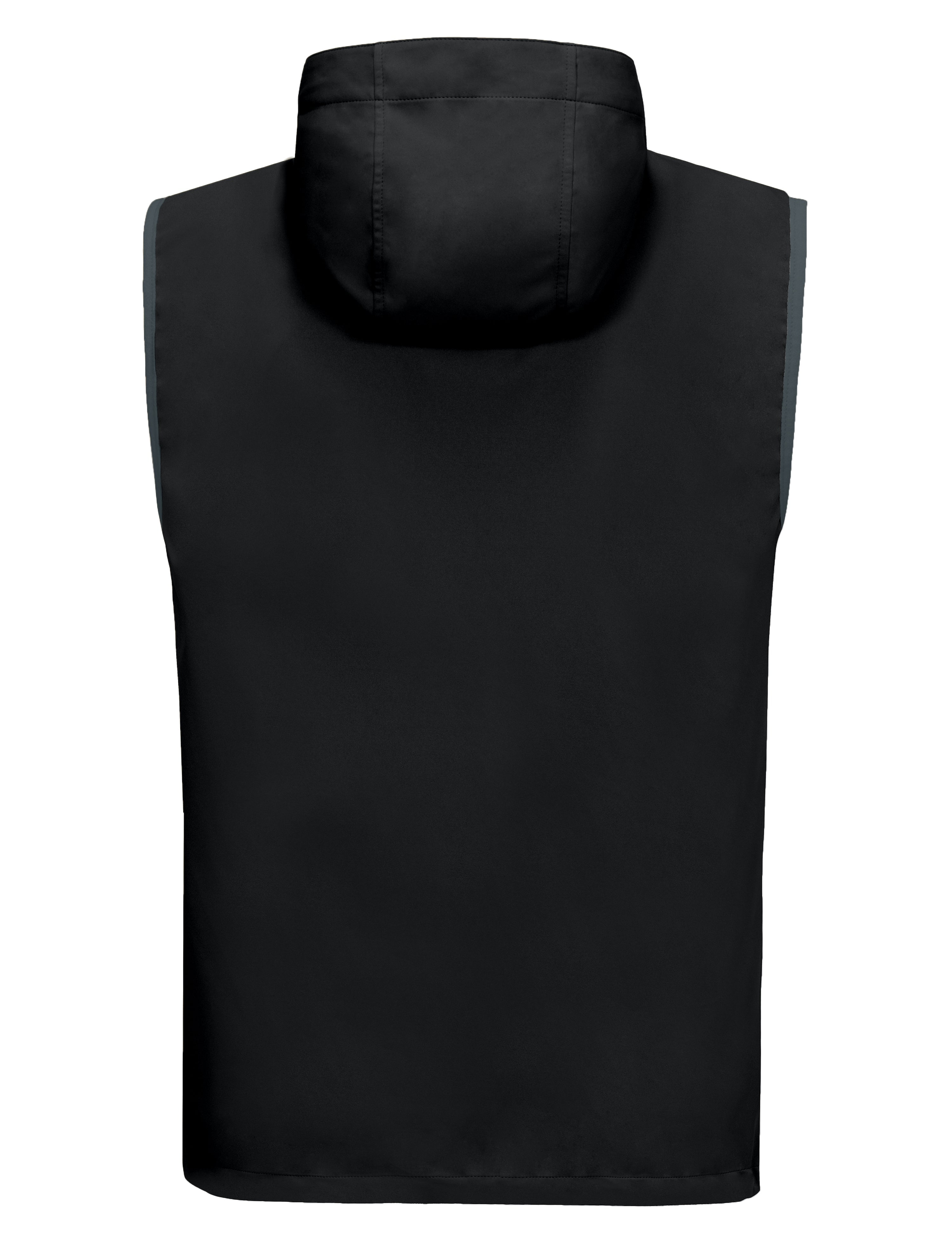 Little Donkey Andy Men's Lightweight Softshell Vest Windproof Sleeveless Jacket for Travel Hiking Running Golf Size XXXL