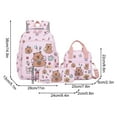 thumbnail image 2 of kkbbma under $5 Capybara Backpack, Capybara Cute Backpack forGirls, Elementary Study Teen Novelbag forKids, Cartoon Animal DesignChildren'sBackpack, Spacious Study Bag for Grades 3-6, 2 of 4