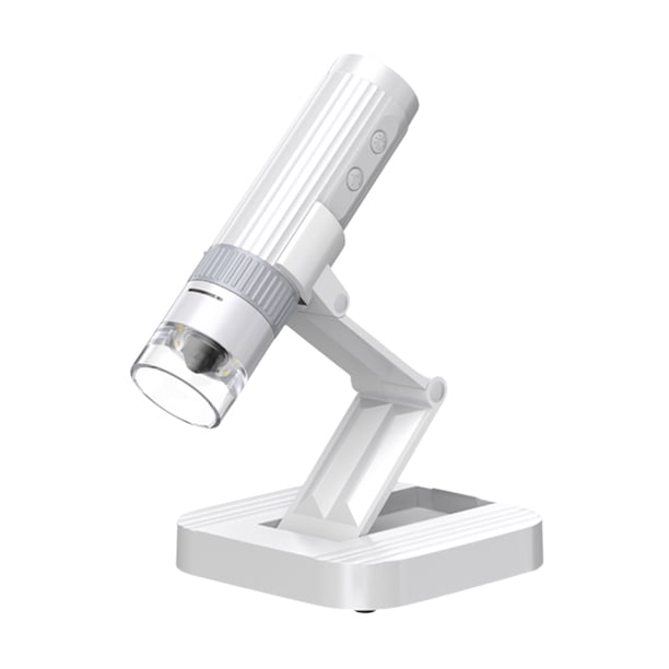Microscopio WiFi USB Microscopio electrónico digital para iPhone IPad (Blanco) Ehuebsd Para estrenar