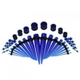thumbnail image 3 of LHCER 8 Types Fashionable Acrylic Stretcher Ear Plug Taper Expander O-Ring Stretching Kit, Ear Stretching Kit,Ear Taper, 3 of 5
