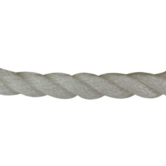 Sea-Dog 301112200WH-1 Twisted Nylon Anchor Line with Thimble - 1/2" x 200', White