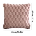 thumbnail image 2 of Fiudx Almohada de Color Liso, Diseño Reversible de Doble Cara, Cojín de Respaldo Suave, Agradable Sensación de Tirón, Decoración para Sala de Estar y Dormitorio, Fácil de Limpiar, Tamaño 45 X 45 Cm,, 2 of 6