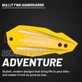 thumbnail image 4 of Polisport Bullit Full Wrap-Around Handguard for Motocross Motorcycles–Universal Repair Handguard – Durable, Flexible, Easy to Install, Supermoto, Motard, Dirt Bikes & Off-Road Protection- Yellow, 4 of 9
