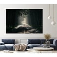 thumbnail image 3 of Giant Art 72x48 Welcome to heaven Fine Art Giant Canvas Print in Green, 3 of 3