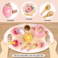 thumbnail image 4 of Set de fiesta de té BUYGER Pretend Play Princess para 3 a 6 años, 4 of 6