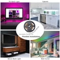 thumbnail image 5 of Yescom 6.6 Ft WIFI Smart LED Strip Light Kit APP Control  5050 RGB Color Changing LED Lights for Bedroom Kitchen Cabinet TV Party, 5 of 11