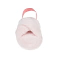 thumbnail image 5 of Kensie Cute Cross Strap Faux Fur Home Slippers, Blush (Women's), 5 of 9