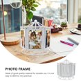 thumbnail image 2 of 1 Ensemble Cadre Photo Musique Cadre Photo de Table Support Photo Créatif (Blanc), 2 of 7