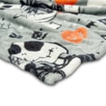 thumbnail image 2 of Nightmare Before Christmas Best Friends Disney Kids Silk Touch Throw Blanket, 50 x 70 inches Grey, 2 of 7