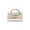 Silver Metallic, variant on Women’s Silver Metallic Clutch Purse, Evening Bag with Oval Ring Handle