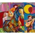 thumbnail image 3 of Nifao By My Side, by Tadeo Zavaleta, 32x32 streched and – Canvas Painting, Wall Art Framed, 32"L x 32"W, 3 of 4