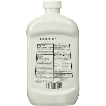 Laxative Unflavored Liquid 16 oz. 99% Strength Mineral Oil