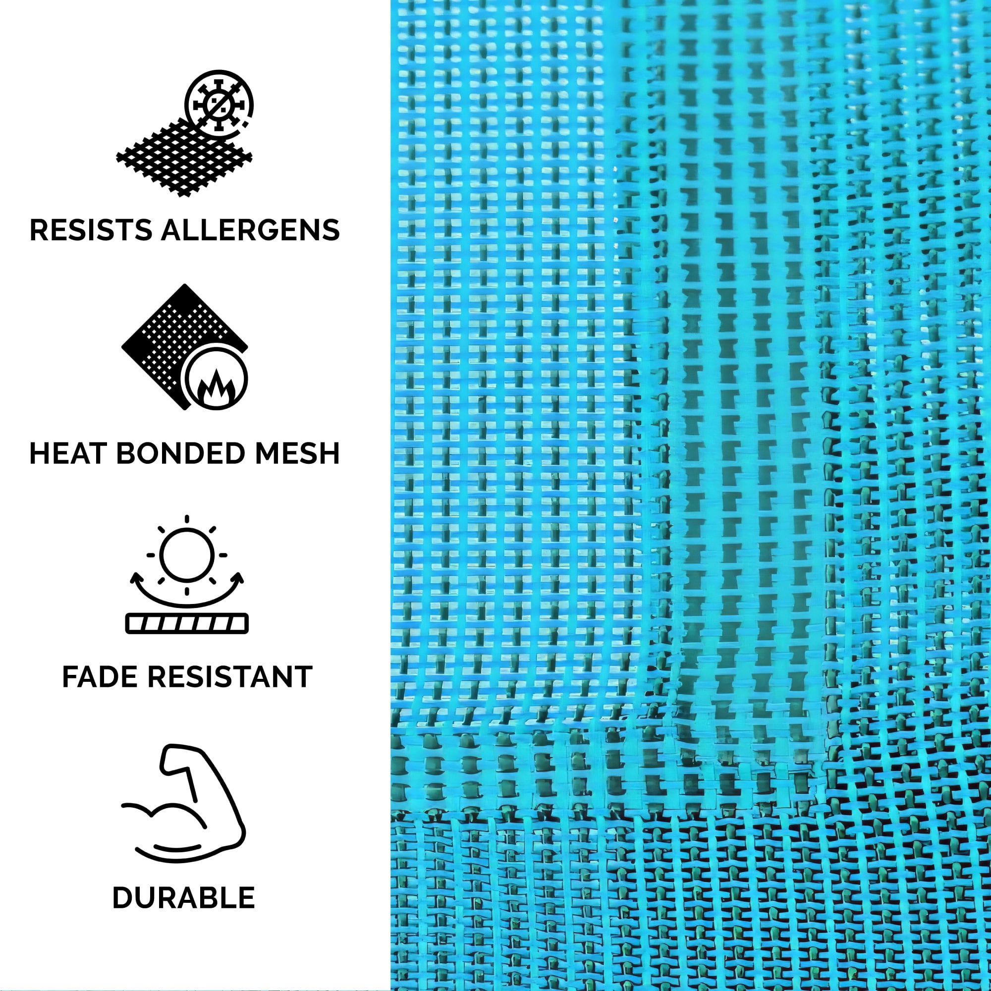 Elevated Cot Pet Bed, Cooling, Capri Blue, Large, 1 Count