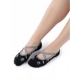 thumbnail image 5 of MUK LUKS Women's Pilates Ballerina Cotton Low-Cut Socks, 3-Pack, Shoe Sizes 6-10, 5 of 6