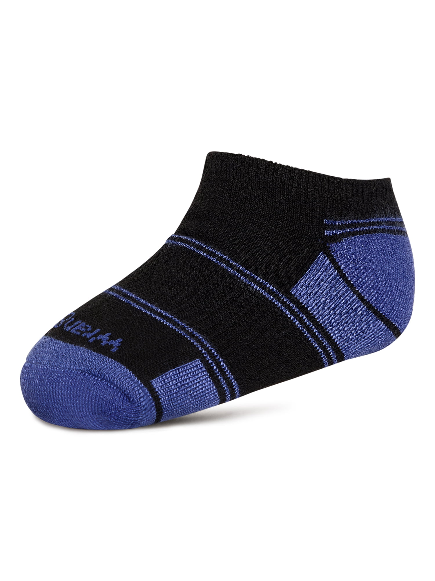 Wrangler Boys' Essentials Cool Comfort Low-Cut Boys Socks, Assorted Cushioned Kids Socks, Large, 6-Pack