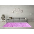 thumbnail image 3 of Ahgly Company Indoor Square Abstract Purple Modern Area Rugs, 3' Square, 3 of 4