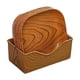 thumbnail image 2 of Platos de Cartón con Veta de Madera, Diseño Desechable Resistente, Color Marrón Natural, Vajilla Versátil para Fiestas, Reuniones Familiares y Picnics, Tamaño 14,5 X 14,5 Cm, Plato Individual., 2 of 6