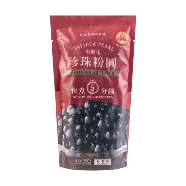 Ninechef Bundle - Wufuyuan Tapioca Pearl Gluten Free For Gourmet Boba Bubble Tea 250g88 Oz Black - Walmartcom