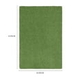 thumbnail image 5 of Mainstays Traditional Solid Green Shag Indoor Room Rug, 3' x 4'8", 5 of 8