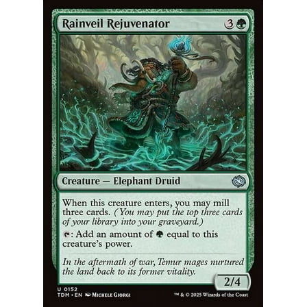 MtG Tarkir: Dragonstorm Uncommon Rainveil Rejuvenator #152