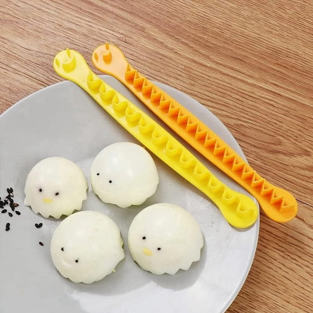 Molde cortador de huevos de encaje para cocinar huevos hervidos caseros