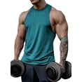thumbnail image 1 of Langwyqu Sleeveless Solid Color Men Sport Muscle Sport Tank Tops, 1 of 4