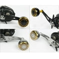 thumbnail image 2 of Fishing Spinning Reel Handle, Lightweight Metal Single Rocker Arm, Reel Replacement Power Handle Grip, 93mm Extended Rocker Arm Low-Profile Reel Handle DSH019-38mm Matte Black, 2 of 9
