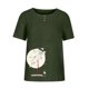 thumbnail image 3 of Camisas de Manga Corta para las Mujeres Blusas de Impresión Casual Botón Cuello Redondo, Top de Verano Ligero para el Día Y el Trabajo, 3 of 4