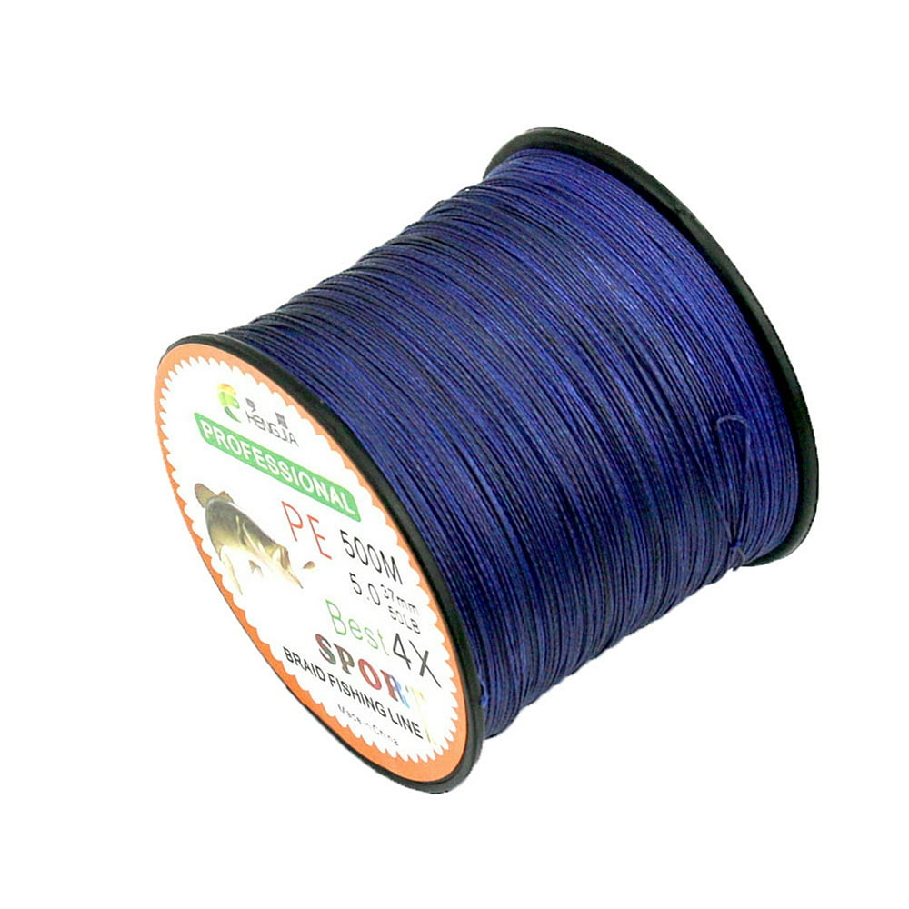 4 Strands Braided Fishing Line Super Strong PE 500M Fishing Line Color