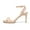 NUDE/SUEDE, variant on Women's High Stiletto Open Toe Ankle Strap Heels Dress Pump Heel Sandals STECY-1 BLACK/SUEDE Size 8.5
