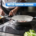 thumbnail image 2 of Pack Stainless Steel Cooking Splash Guards 8/10/11/13 Inch Mesh Pan Lids Grease & Oil Resistant Frying Pan Lids Nonstick Kitchen Tool, 2 of 5