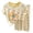Yellow, variant on WUANDIXFA Toddler Pajamas 1-10 Years Cotton Cute Summer Fall Short Sleeve Shirts Pant Casual Outfit Baby Girl Pajamas,Brown,1-2 Years