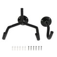 thumbnail image 4 of 2Pcs  Guitar Hanger Safety Hook Black For Guitar, 4 of 9