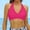 Hot Pink, variant on Womens Bikini Top Full Coverage Push up Supportive Swimwear Backless V Neck Bathing Suit Tops Only Sports Lightweight Summer Swim Bra Blue M