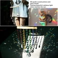 thumbnail image 3 of Hanging Crystal Prism Suncatcher Window Garden Decoration Ornament Rainbow Glass Beads Chain Pendant Crystal Wind Chimes, 3 of 17