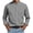 Gray-1, variant on Mens Casual Wrinkle Free Dress Shirts Long Sleeve Button Down Banded Collar Shirts Big and Tall Solid Shirt with Pocket