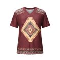 thumbnail image 4 of USSUMA Womens Tops Summer 2022,Western Multi Ethnic Print Tank Tops for Women Geometric Print Sleeveless Tops Shirts Western Multi V Neck Tank Tops Tee, 4 of 7