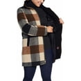 thumbnail image 4 of Pendleton Ladies’ Wool Blend Walker Jacket | Large, Charcoal/Camel plaid, 4 of 5