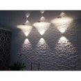 thumbnail image 4 of Luz de pared LED Cristal de doble cara Arriba y abajo Aplique Iluminación interior Aplique de pared de aluminio Fondo Decoración de pared Lámpara Pasillo Efecto de luz Lámpara dontodent Kuyhfg Sin marca, 4 of 5