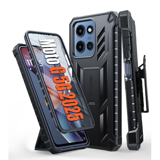 Funda de teléfono FNTCASE para Motorola Moto G 5G-2025 con soporte
