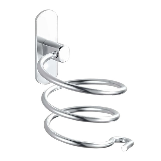 Soporte para Secador de Pelo Fernando de Aluminio montado en la pared para Baño