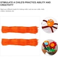 thumbnail image 5 of 200pcs Pipe Cleaners Chenille Stem Handmade Plush Sticks Twistable Bendable Fuzzy Bumpy Stems for DIY Craft Decoration School Projects Orange Craft Toys, 5 of 5